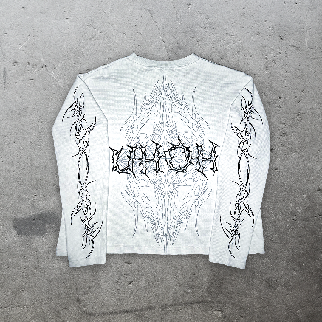 "Internal Virus" Honeycomb Knit