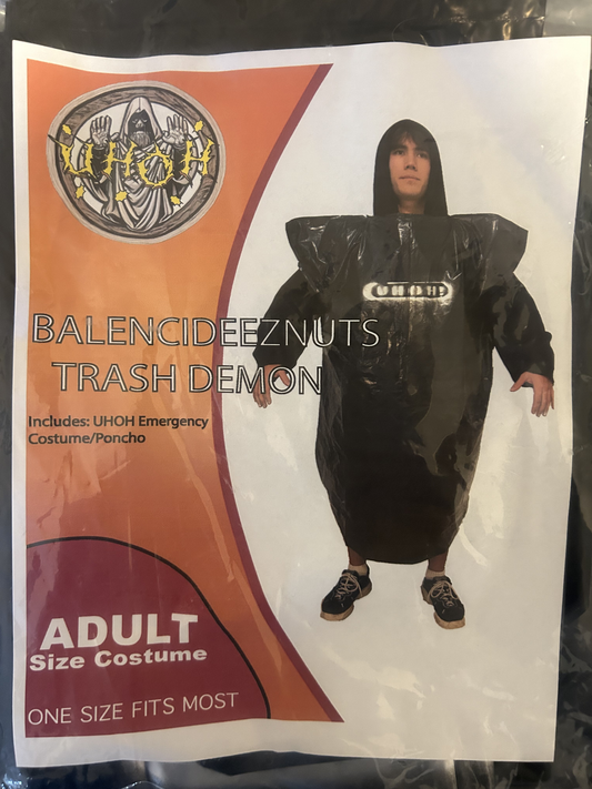 Trash Demon Emergency Costume/Poncho